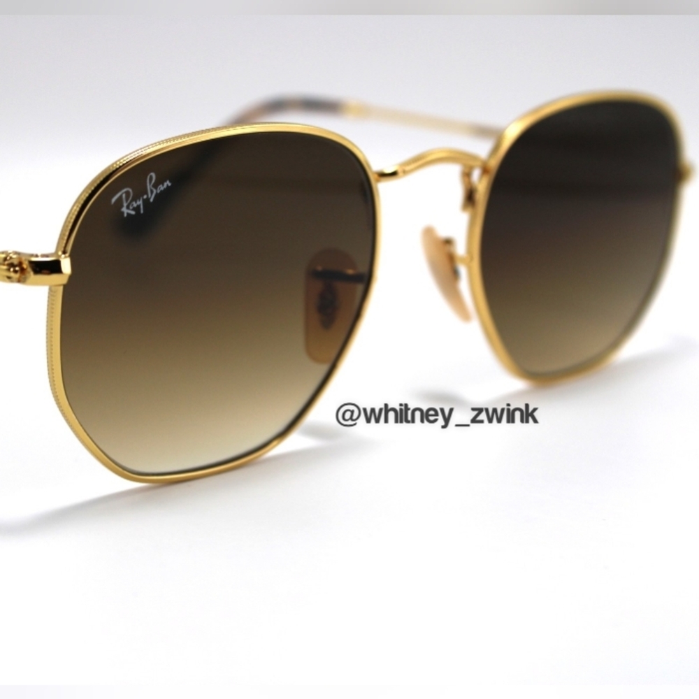 Model Display Rayban Hexagonal Gradient Rb3548n 5… - image 6